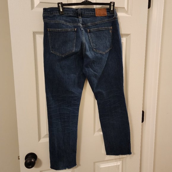 Madewell Slim Boy Raw Hem Jean Size 26 - Picture 4 of 10